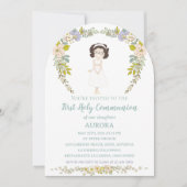 Invitación AURORA Primera Comunión Kaart (Voorkant)