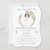 Invitación AURORA Primera Comunión Kaart (Voorkant)