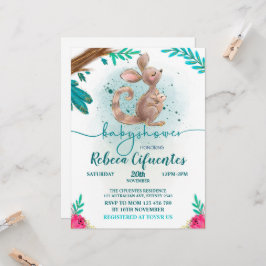 Invitación Baby Shower Canguro Kaart
