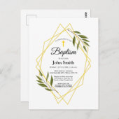 Invitación Bautizo Briefkaart (Voorkant / Achterkant)