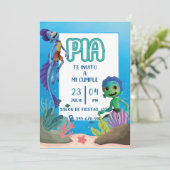 Invitación Birthday invitation Kaart (Staand voorkant)