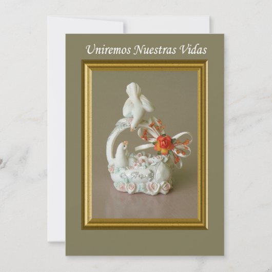 invitacion boda espanol kaart (Voorkant)