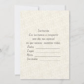 invitacion boda espanol kaart (Achterkant)