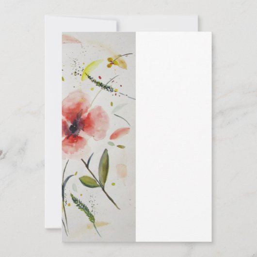 Invitacion boda flor kaart (Voorkant)