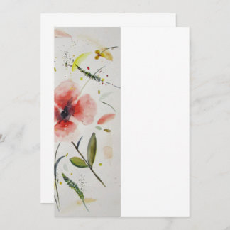 Invitacion boda flor kaart