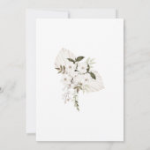 Invitación Boho Spanish Wedding Invitation Kaart (Achterkant)