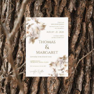 Invitación Boho Wedding Invitation Kaart