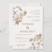 Invitación Boho Wedding Invitation Kaart (Voorkant)