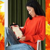 Invitación Cena de Acción de Gracias Cristiana Kaart