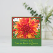 Invitación - Cena de Acción de Gracias Kaart (Staand voorkant)