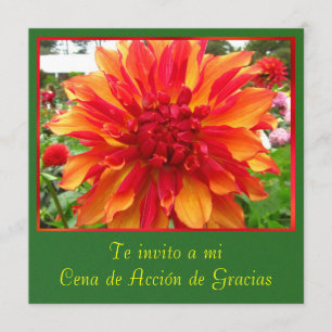 Invitación - Cena de Acción de Gracias Kaart