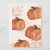 Invitación Cena de Acción de Gracias Linda Kaart (Achterkant)