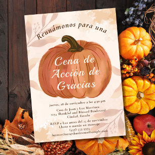 Invitación Cena de Acción de Gracias Linda Kaart
