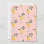 Invitación Corporativa Mimosas Navidad Rosada Kaart (Achterkant)