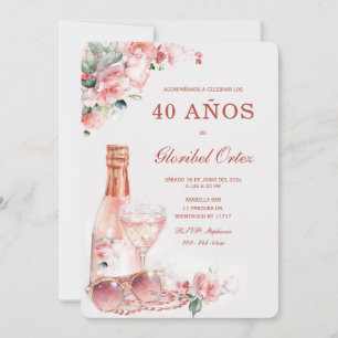 Invitación de 30 Años Mujer Kaart