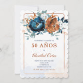 Invitación de 50 Años Mujer Kaart (Voorkant)