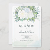 Invitación de 65 Años Mujer Kaart (Voorkant)