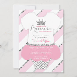 Invitación de Baby shower para una Princes Kaart