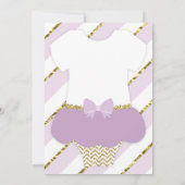 Invitación de Baby shower para una Princes Kaart (Achterkant)