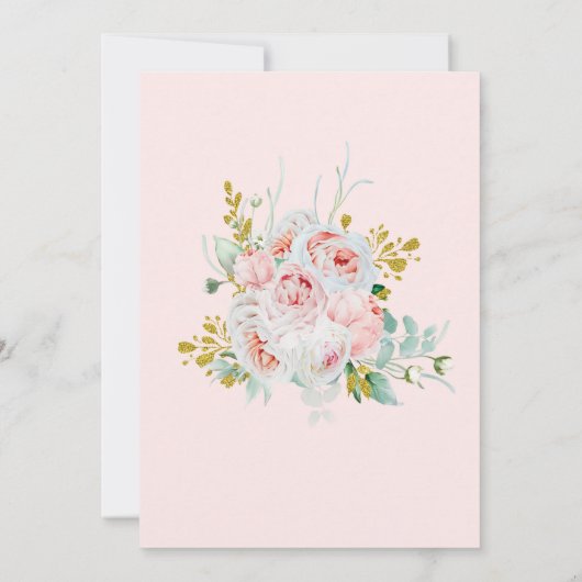 Invitación de bautismo para el primer cumpleaños kaart (Achterkant)