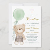 Invitación de Bautizo Y Cumpleaños Kaart (Voorkant)