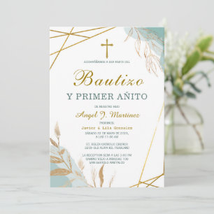 Invitación de Bautizo Y Primer Añito Uitnodiging