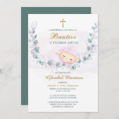 Invitación de Bautizo Y Primer Añito Uitnodiging (Voorkant / Achterkant)