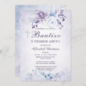 Invitación de Bautizo Y Primer Añito Uitnodiging (Voorkant / Achterkant)