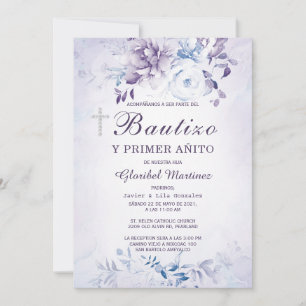 Invitación de Bautizo Y Primer Añito Uitnodiging