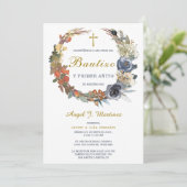 Invitación de Bautizo Y Primer Añito Uitnodiging (Staand voorkant)