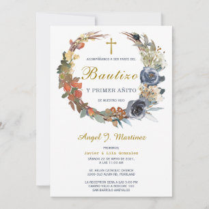 Invitación de Bautizo Y Primer Añito Uitnodiging