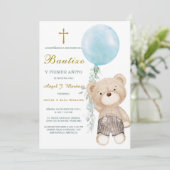 Invitación de Bautizo Y Primer Añito Uitnodiging (Staand voorkant)