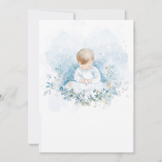 Invitación de Bautizo Y Primer Añito Uitnodiging (Achterkant)