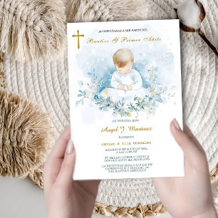 Invitación de Bautizo Y Primer Añito Uitnodiging