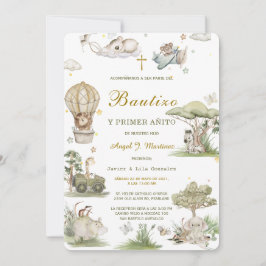 Invitación de Bautizo Y Primer Añito Uitnodiging