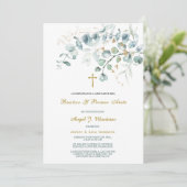 Invitación de Bautizo Y Primer Añito Uitnodiging (Staand voorkant)