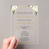 invitación de boda acrílico acryl uitnodigingen (Insitu (Draagbaar))