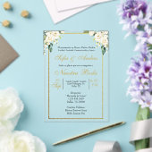 invitación de boda acrílico acryl uitnodigingen (Insitu (Huwelijk))