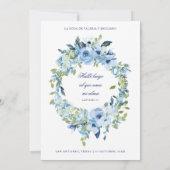 Invitación de Boda Católica Elegante Wedding Kaart (Achterkant)