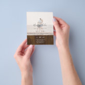 Invitación de Boda con Superposición de Fotos Flyer (Hand)