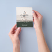 Invitación de Boda con Superposición de Fotos Flyer (Hand)