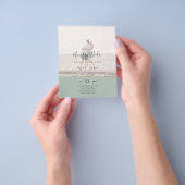 Invitación de Boda con Superposición de Fotos Flyer (Hand)