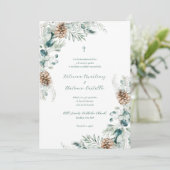 Invitacion de Boda Cristiana Spaanse bruiloft Kaart (Staand voorkant)