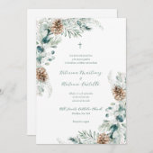 Invitacion de Boda Cristiana Spaanse bruiloft Kaart (Voorkant / Achterkant)