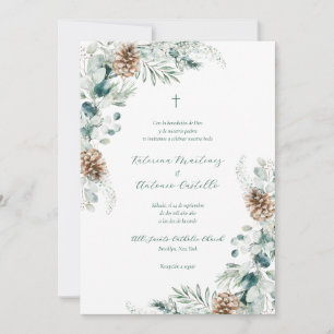 Invitacion de Boda Cristiana Spaanse bruiloft Kaart