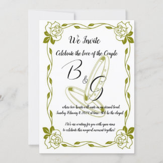 Invitación de Boda  Elegante Dorado Kaart