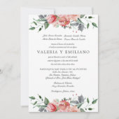 Invitación de Boda Elegante Spaanse bruiloft Kaart (Voorkant)