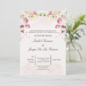 Invitacion de boda kaart (Staand voorkant)