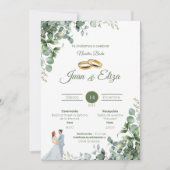 Invitación de Boda Nature Kaart (Voorkant)