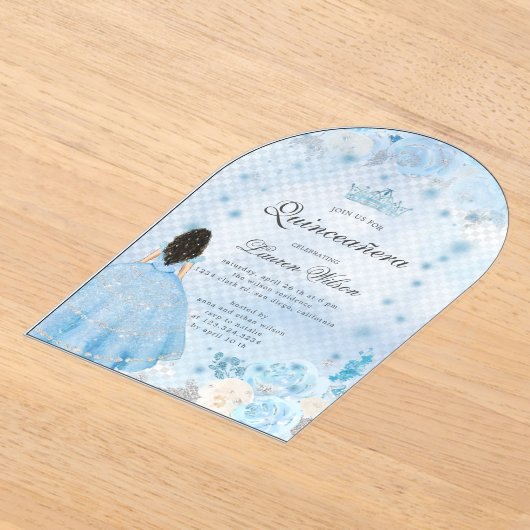 INVITACION DE BODA / QUINCEAÑOS ACRILICO OVALADO ACRYL UITNODIGINGEN (Laagn)